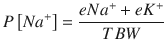 
$$ P\left[ N{a}^{+}\right]=\frac{eN{a}^{+}+ e{K}^{+}}{TBW} $$
